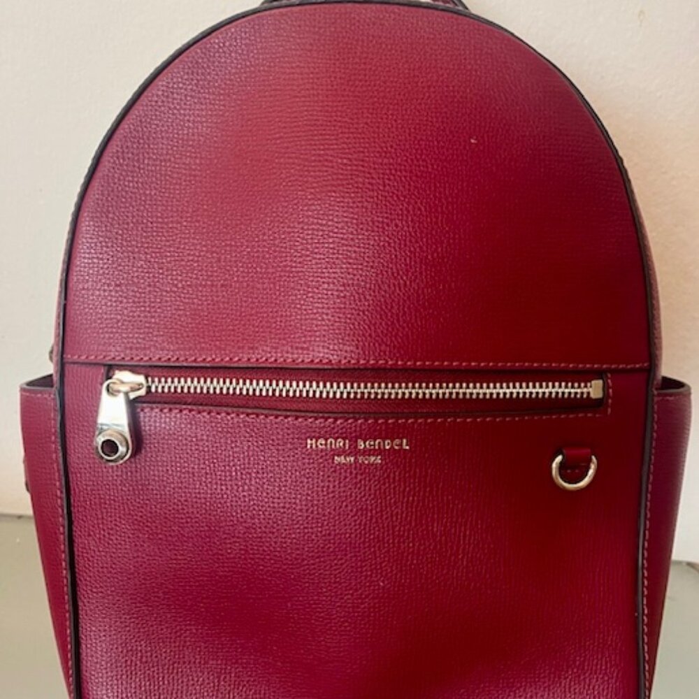 Henri Bendel 57th Street backpack in burgundy